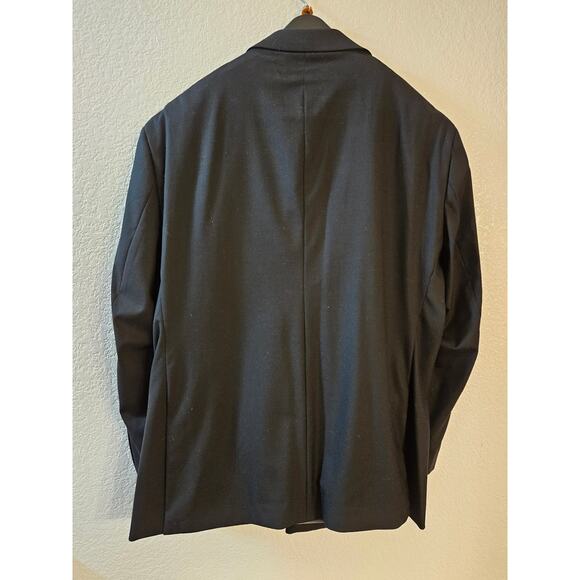 Pronto Uomo Black Modern Fit Suit Jacket Mens Size 54R 2-Button Notch Lapel - Picture 3 of 6